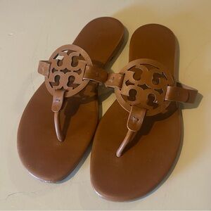 Tory Burch Tan Leather Sandals